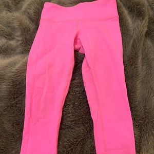 Pink cropped lulus
